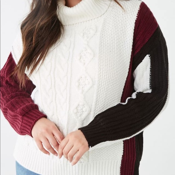 NWT Color block sweater - Picture 2 of 5